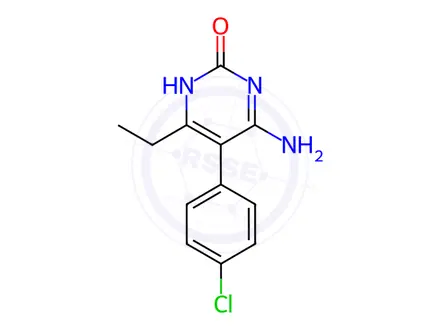 Chemical structure of Pyrimethamine EP Impurity 3
