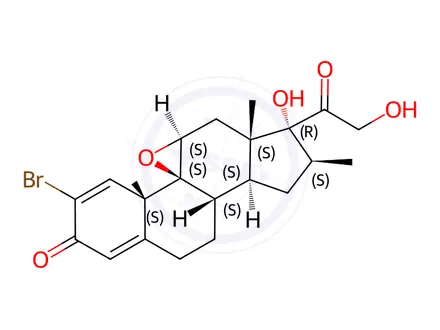 Chemical structure of Beclomethasone Impurity 28