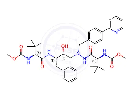 Chemical structure of Atazanavir