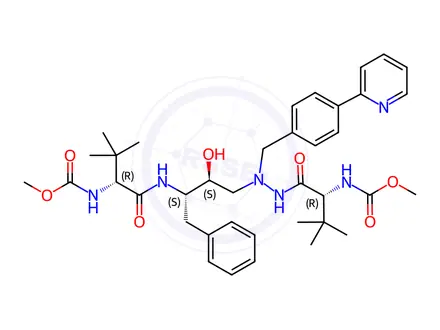 Chemical structure of Atazanavir Impurity 4((3R,8S,9S,12R)-Atazanavir)