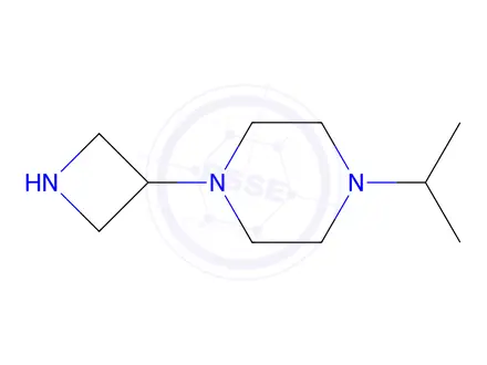 Chemical structure of 1-(Azetidin-3-yl)-4-isopropylpiperazine