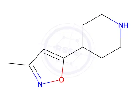 Chemical structure of 4-(3-Methyl-5-isoxazolyl)piperidine