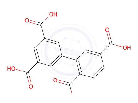 Chemical structure of [1,1'-Biphenyl]-2,3',5,5'-tetracarboxylic acid