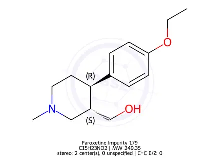 Chemical structure of Paroxetine Impurity 179