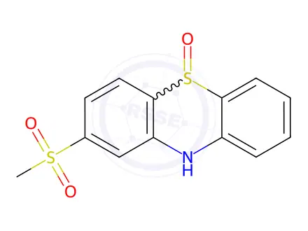 Chemical structure of Thioridazine Impurity 12