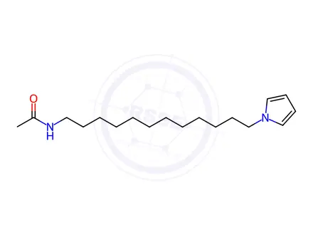 Chemical structure of N-(12-(1H-Pyrrol-1-yl)dodecyl)acetamide