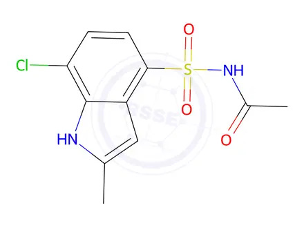 Chemical structure of (4S,4aS,5aR,12aS)-4-(Dimethylamino)-7-fluoro-3,10,12,12a-tetrahydroxy-1,11-dioxo-9-((S)-2-(pyrrolidin-1-yl)propanamido)-1,4,4a,5,5a,6,11,12a-octahydrotetracene-2-carboxamide