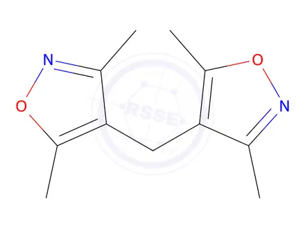 Chemical structure of 4,4'-Methylenebis(3,5-dimethylisoxazole)