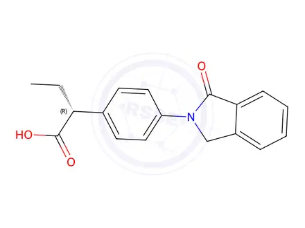 Chemical structure of indobufen