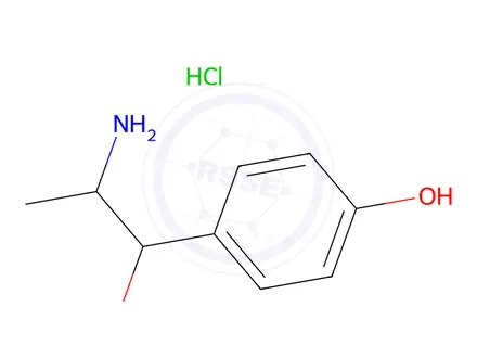 Chemical structure of p-Hydroxynorephedrine (Mixture of Diastereomers)
