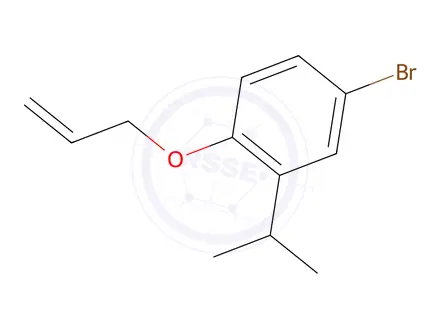 Chemical structure of 1-(Allyloxy)-4-bromo-2-isopropylbenzene