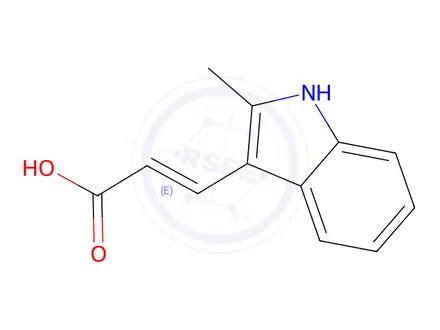 Chemical structure of 3-(2-METHYL-1H-INDOL-3-YL)-ACRYLIC ACID