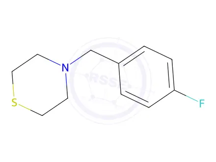 Chemical structure of 4-(4-Fluorobenzyl)thiomorpholine