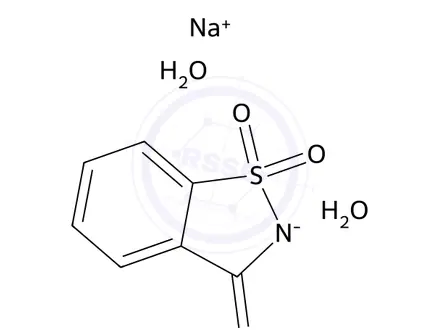 Chemical structure of Saccharin Sodium Dihydrate Working Standard (Secondary Reference Standard)