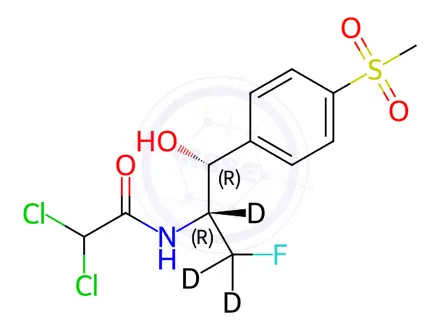 Chemical structure of Florfenicol-[D3]