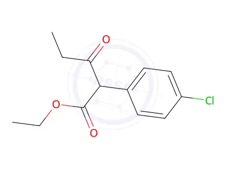 Chemical structure of Ethyl 2-(4-chlorophenyl)-3-oxopentanoate