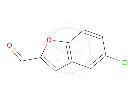 Chemical structure of 5-Chlorobenzofuran-2-carbaldehyde