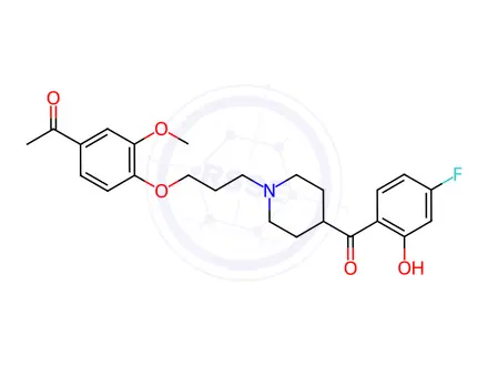 Chemical structure of Iloperidone Impurity 80