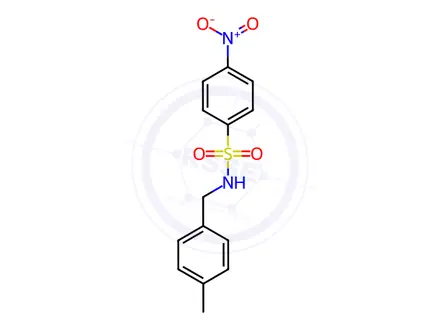 Chemical structure of N-(4-Methylbenzyl)-4-nitrobenzenesulfonamide
