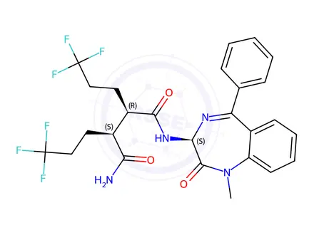 Chemical structure of Osugacestat
