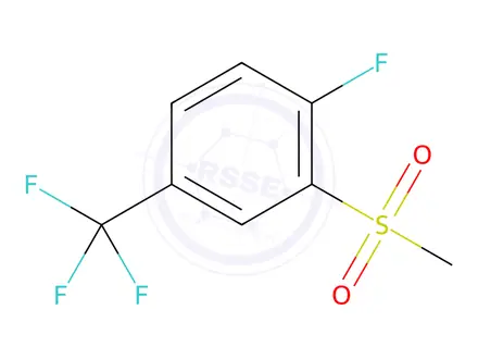 Chemical structure of 1-Fluoro-2-(methylsulfonyl)-4-(trifluoromethyl)benzene