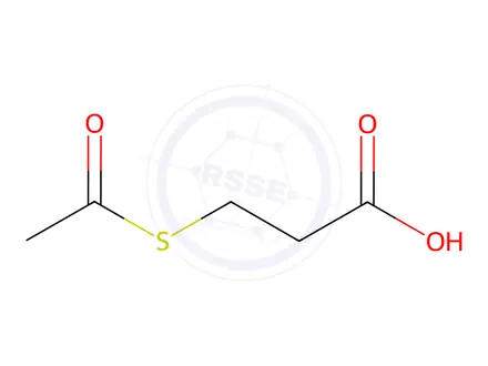 Chemical structure of 3-(Acetylthio)propionic Acid