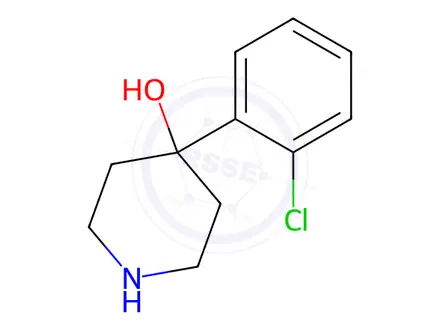Chemical structure of 4-(2-chlorophenyl)piperidin-4-ol