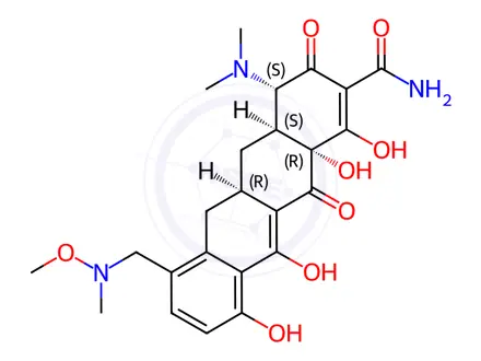 Chemical structure of Sarecycline