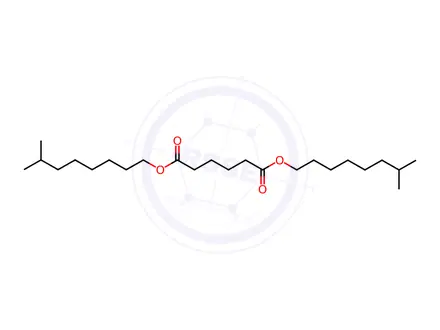 Chemical structure of Diisononyl adipate (mixture of isomers)