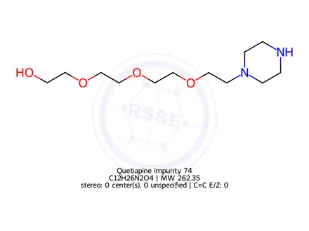 Chemical structure of Quetiapine Impurity 74