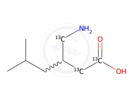 Chemical structure of Pregabalin Impurity 13-13C3