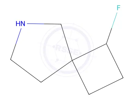 Chemical structure of 1-Fluoro-6-azaspiro[3.4]Octane