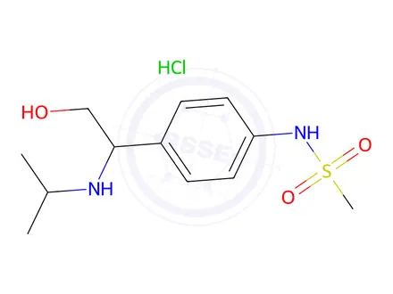 Chemical structure of Sotalol Hydrochloride-Impurity D (Hydrochloride Salt)