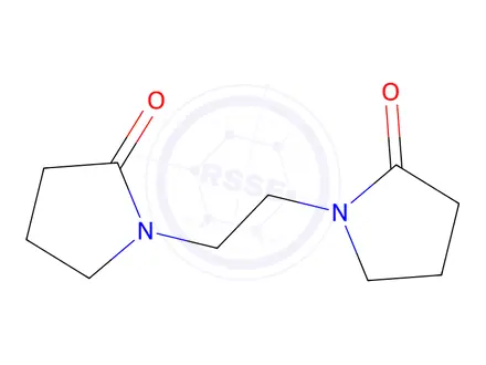 Chemical structure of 1,1'-Ethane-1,2-diyldipyrrolidin-2-one