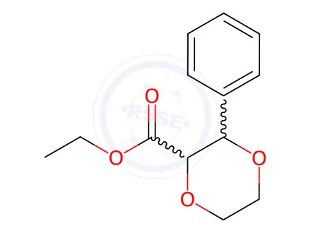 Chemical structure of Ethyl 3-phenyl-1,4-dioxane-2-carboxylate