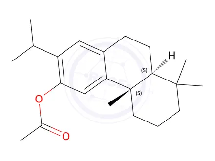 Chemical structure of 12-O-Acetylferruginol