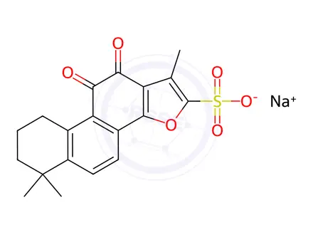 Chemical structure of Tanshinone IIA-sulfonic sodium
