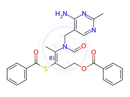 Chemical structure of Dibenzoyl Thiamine