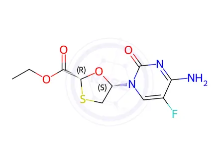Chemical structure of Emtricitabine Impurity 55