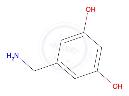 Chemical structure of 3,5-Dihydroxybenzylamine Hydrochloride