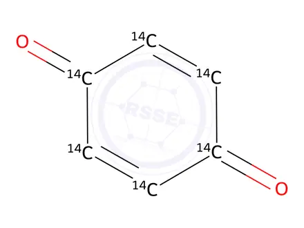 Chemical structure of p-Benzoquinone-14C6