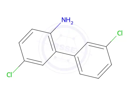 Chemical structure of 4-Chloro-2-(3-chlorophenyl)aniline
