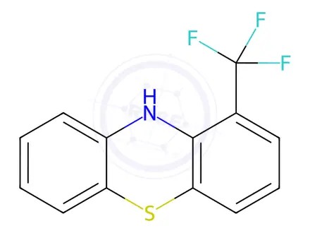 Chemical structure of 1-(trifluoromethyl)-10H-phenothiazine
