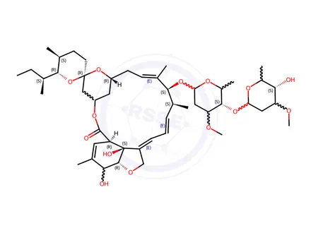 Chemical structure of Ivermectin