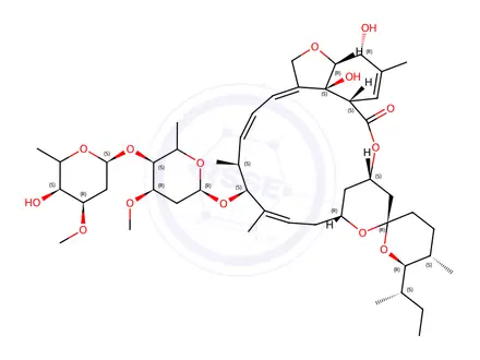 Chemical structure of Ivermectin Impurity 26 (Ivermectin 2-epimer)