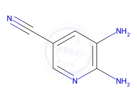 Chemical structure of 5,6-Diaminonicotinonitrile