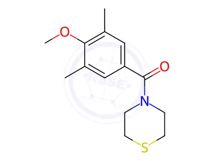 Chemical structure of (4-Methoxy-3,5-dimethylphenyl)(thiomorpholino)methanone