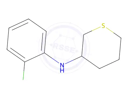 Chemical structure of n-(2-Chlorophenyl)tetrahydro-2h-thiopyran-3-amine