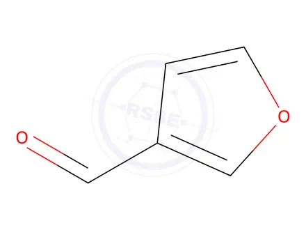 Chemical structure of 3-Furaldehyde