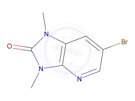 Chemical structure of 6-Bromo-1,3-dimethyl-1,3-dihydro-2h-imidazo[4,5-b]pyridin-2-one